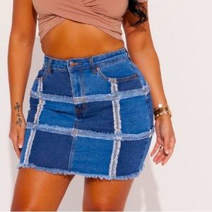 Denim Mini Skirt